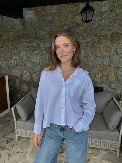 Kendall button shirt - White