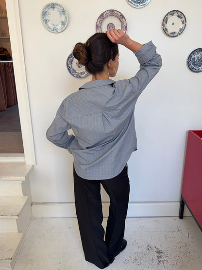 Liora checkered shirt - Grey
